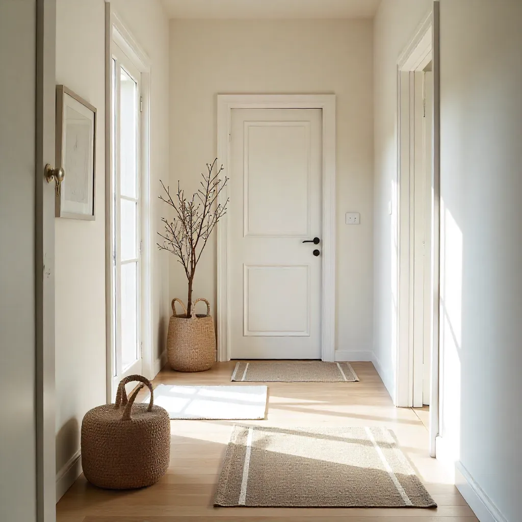 Liten oval pastell teppe